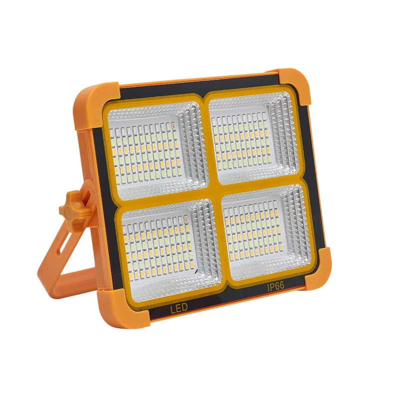Industrial Solar Flood Light 200W, 25000LM Super Bright, IP66